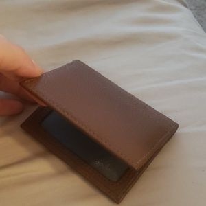 Cole Haan small bi fold leather wallet